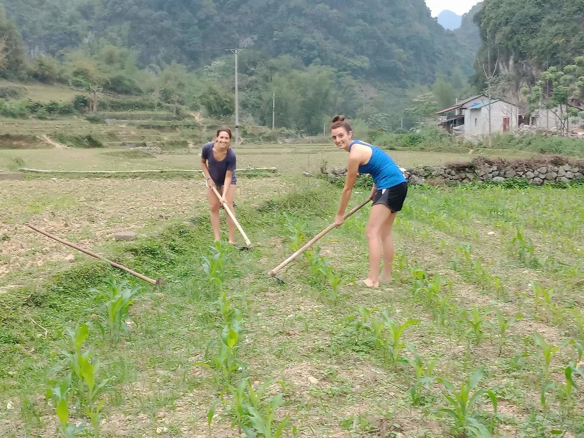 A Sy Ban Gioc Homestay - Lang Da Khuoi Ky Cao Bang Kültér fotó